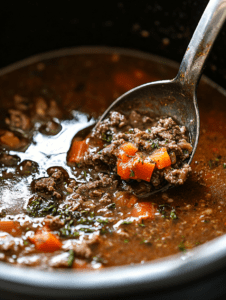 Crockpot Vegetable Beef Soup – A Hearty & Easy Comfort Meal