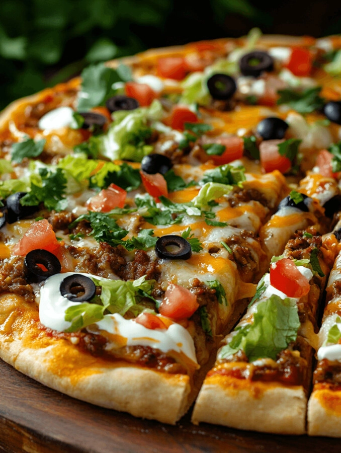 Best Taco Pizza Recipe Bold, Spicy, and Delicious