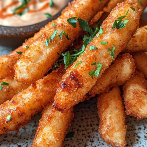 Fiery Chicken Fries - Crispy, Spicy, and Delicious!