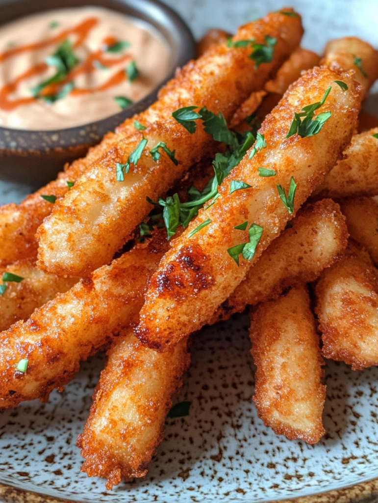 Fiery Chicken Fries - Crispy, Spicy, and Delicious!