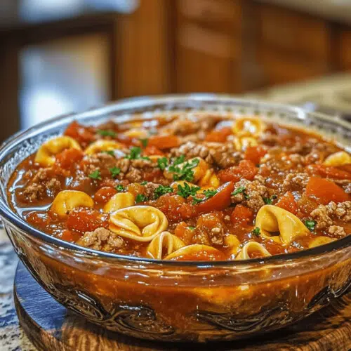Italian Sausage and Tortellini Soup