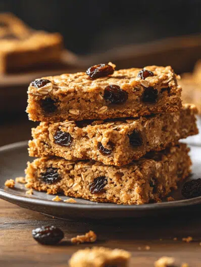 Oatmeal Raisin Cookie Bars Recipe