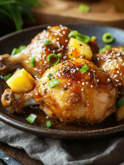 Sweet Hawaiian Crock-Pot Chicken - Easy & Delicious