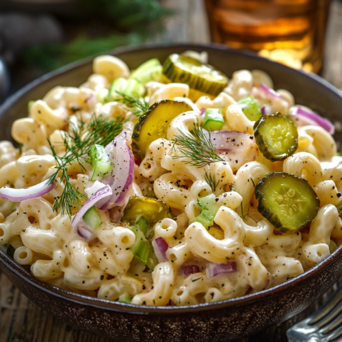 Tangy Pickle Macaroni Salad A Refreshing Twist on a Classic Side Dish