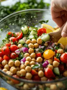 If using feta cheese, sprinkle it on top after tossing the salad.