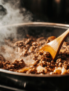 Heat olive oil in a large pot over medium heat. Add the Italian sausage, breaking it apart with a wooden spoon. Cook until browned and fully cooked through. Drain excess fat if necessary.