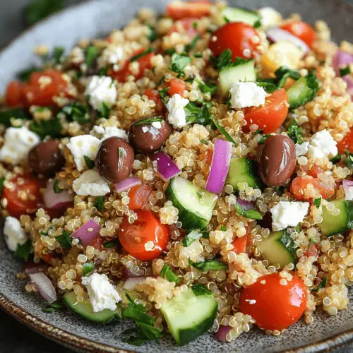 Mediterranean Quinoa Salad: Recipe
