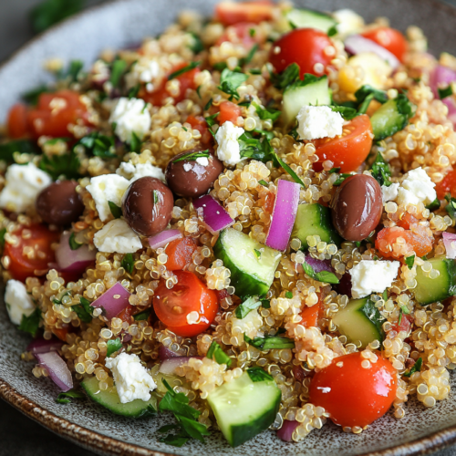 Mediterranean Quinoa Salad: Recipe