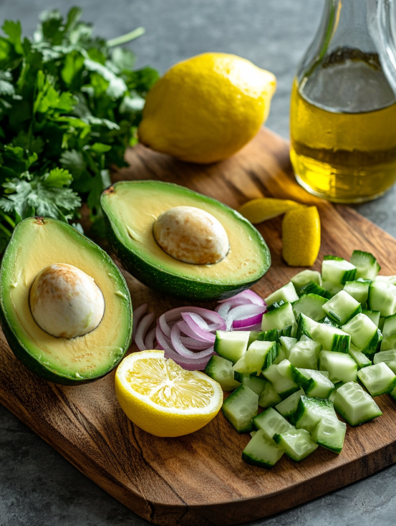 Step-by-Step : Avo and Cucumber Salad Recipe