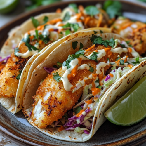 Crispy Air-Fryer Fish Tacos