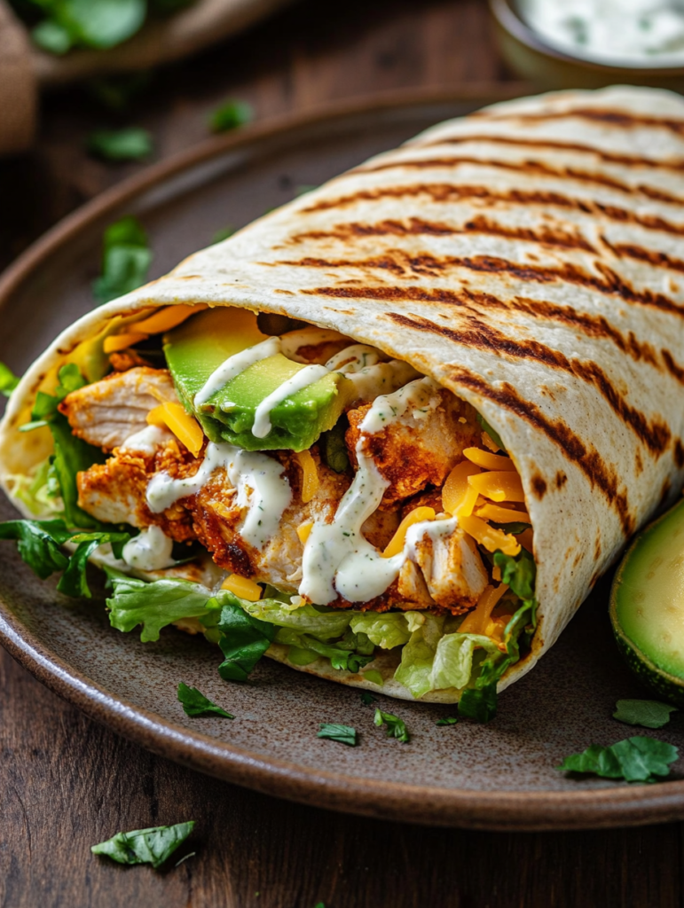 Spicy Chicken Wrap