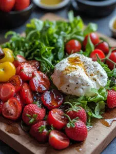 How to Make Burrata Strawberry Salad