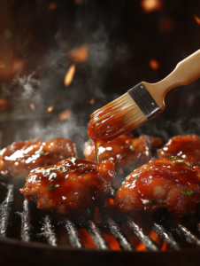 Place the chicken thighs in the marinade and let sit for at least 30 minutes (or overnight for deeper flavor).