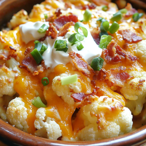 Loaded Cauliflower Casserole: Cheesy Comfort Food