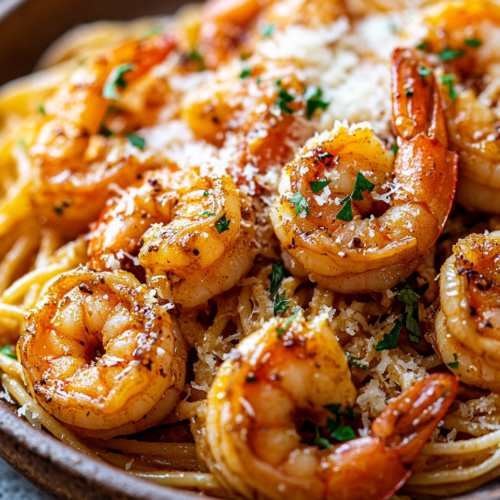 Garlic Parmesan Shrimp Pasta: Easy Creamy Seafood Dinner