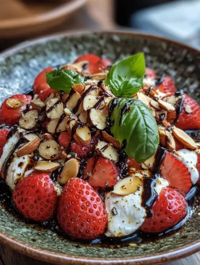 Burrata Strawberry Salad – A Fresh and Elegant Delight