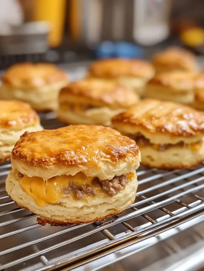 Keto Sausage Cheddar Biscuits: Delicious Low-Carb Breakfast Treats