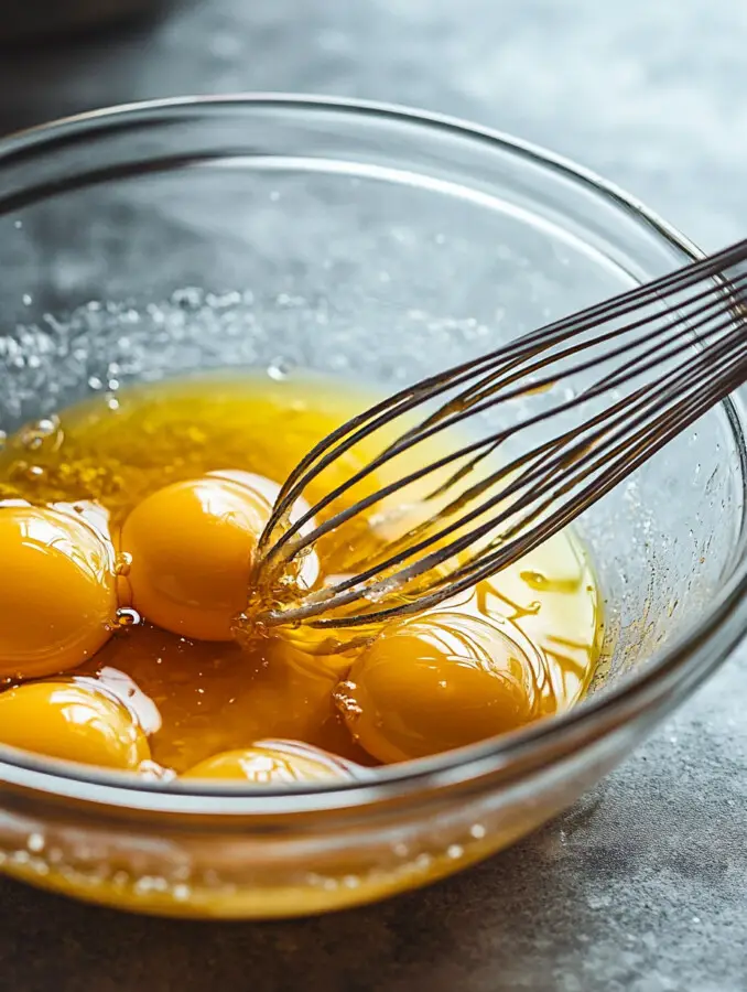 In a large bowl, whisk together flour, baking soda, salt, cinnamon, and nutmeg.