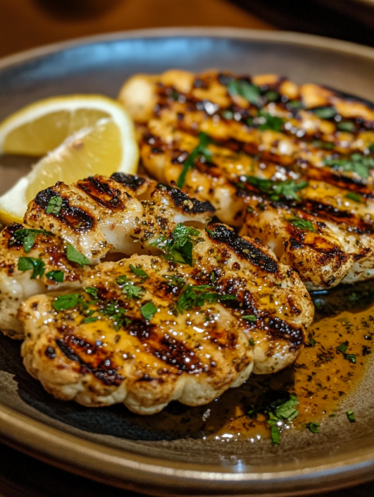 Grilled Cauliflower Steaks: Smoky & Flavorful Vegetarian Delight