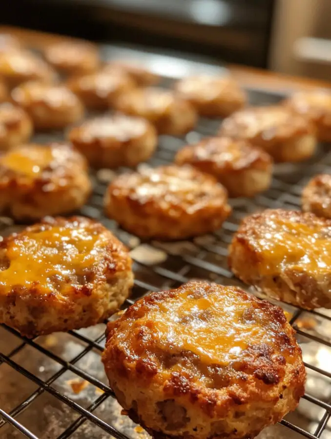 Keto Sausage Cheddar Biscuits: Delicious Low-Carb Breakfast Treats