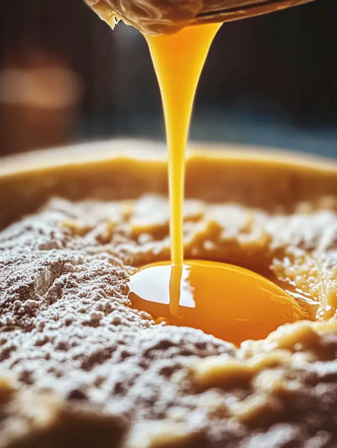 Add eggs, milk, oil, and vanilla extract. Mix until smooth.