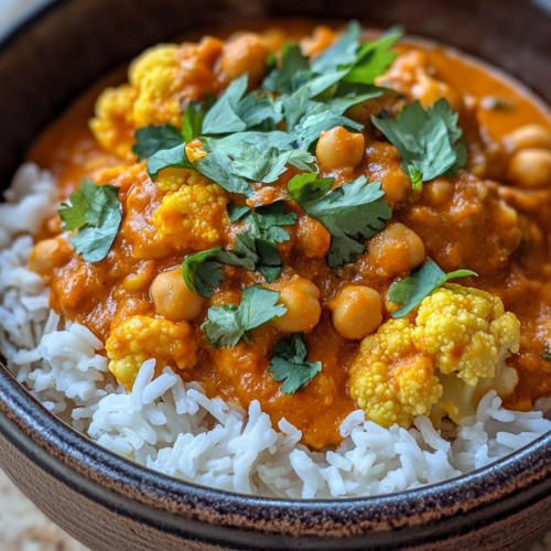 Cauliflower Chickpea Curry: Rich, Creamy & Nourishing