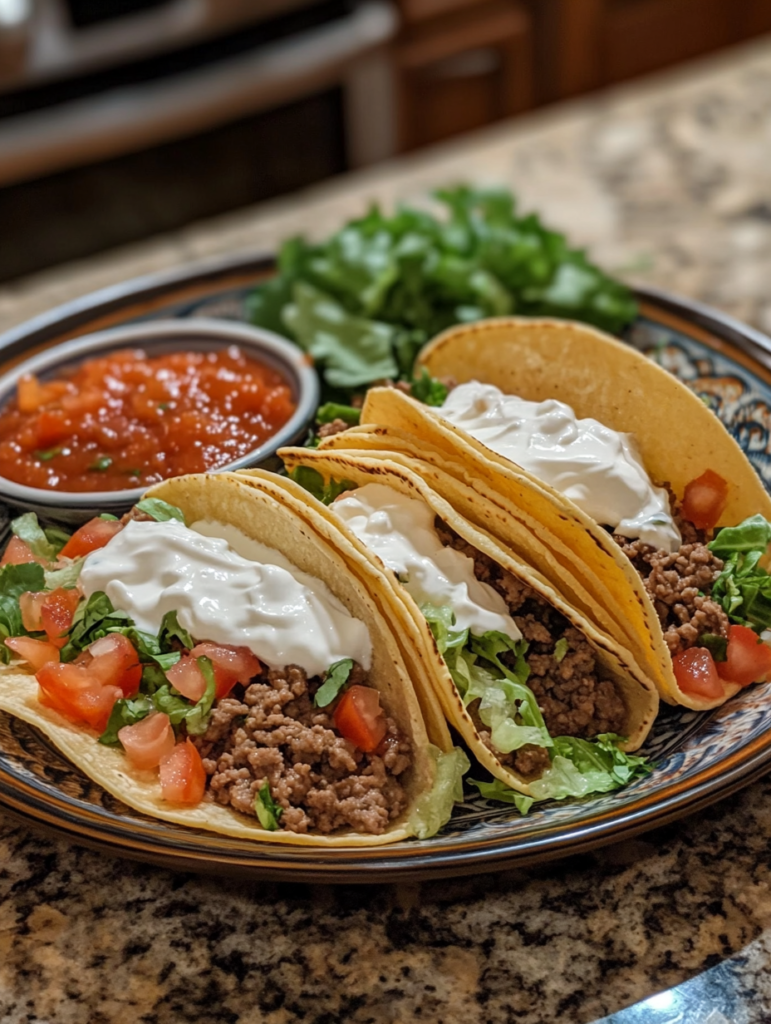 One-Pan Beef Tacos