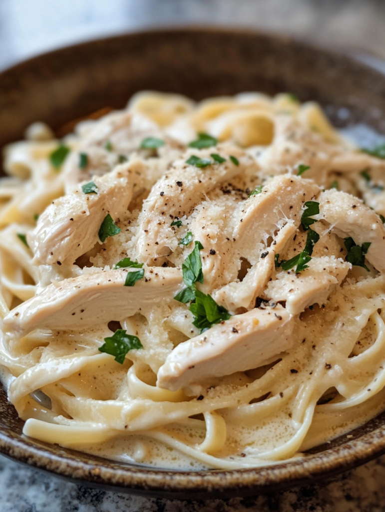 Quick Chicken Alfredo