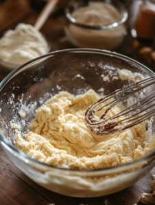 In a separate bowl, whisk together the flour, baking soda, and salt. Gradually add this to the wet ingredients, mixing until combined.