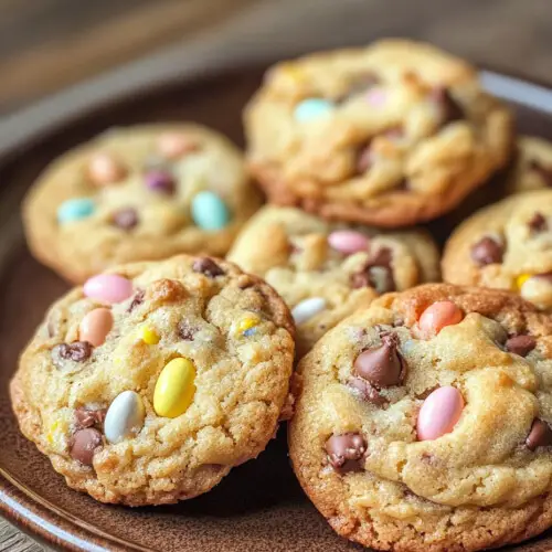 Easy and Delicious Mini Egg Chocolate Chip Cookies