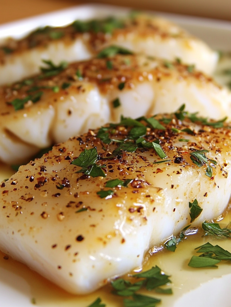 Oven-Roasted Cod with Herbs 