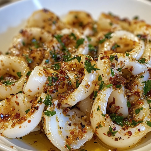 Spicy Garlic Calamari