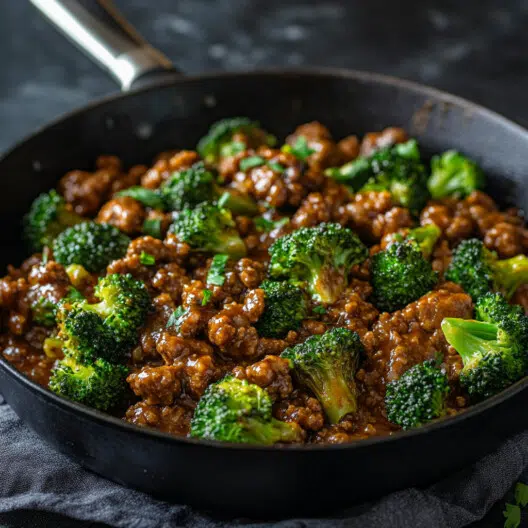Keto Hamburger and Broccoli Skillet: A Flavorful Low-Carb Delight​