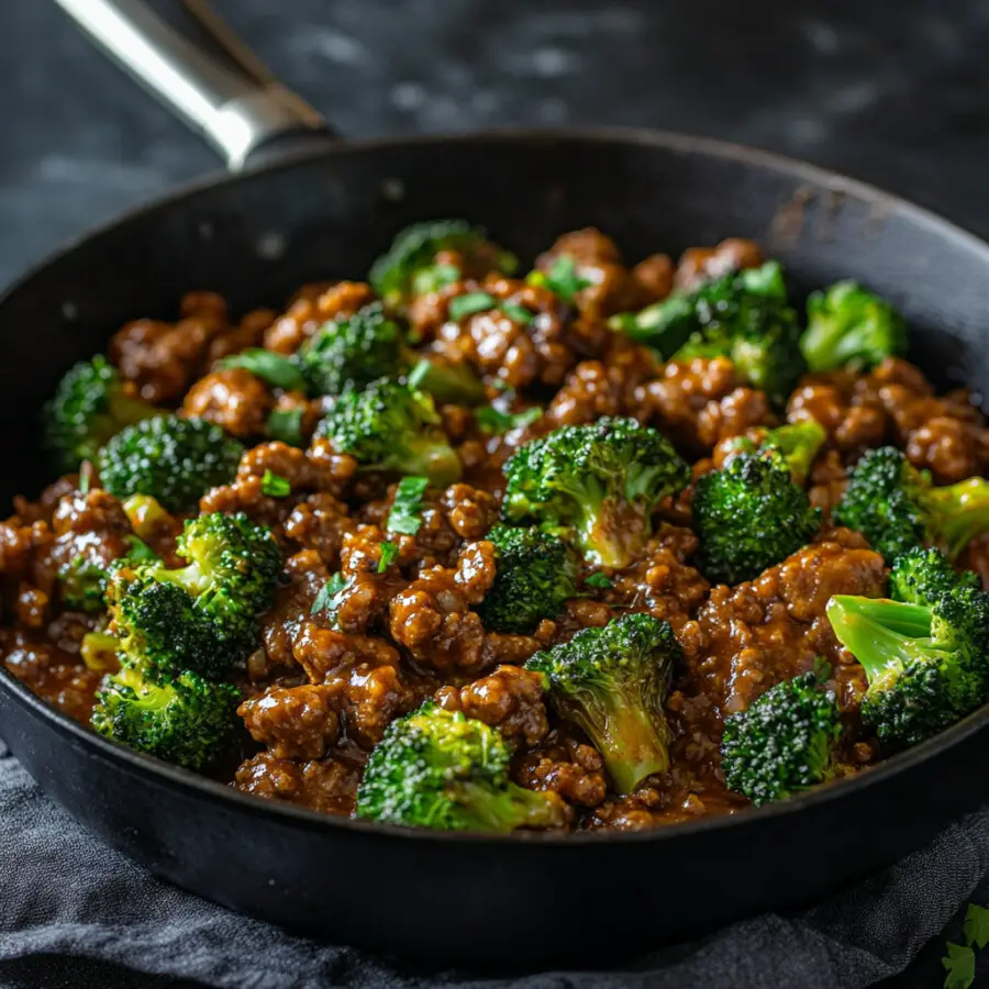 Keto Hamburger and Broccoli Skillet: A Flavorful Low-Carb Delight​