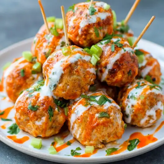 Buffalo Chicken Meatballs
