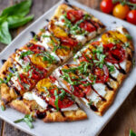 Caprese Flatbread with Balsamic Glaze