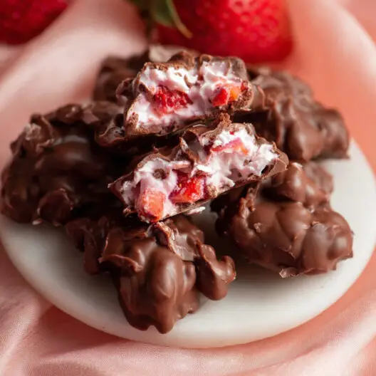 Chocolate Strawberry Yogurt Clusters