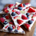 Frozen Yogurt Bark with Summer Berries