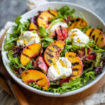 Grilled Peach Burrata Salad