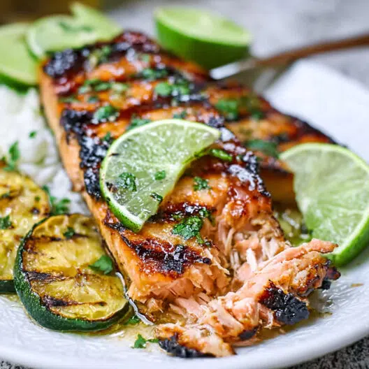 Honey Lime Grilled Salmon