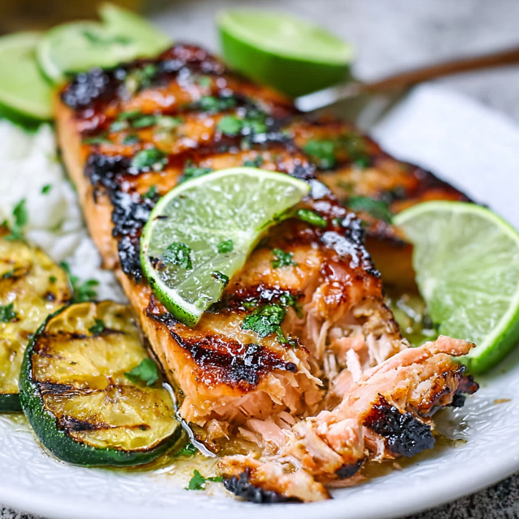 Honey Lime Grilled Salmon