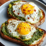 Pesto Egg Toast