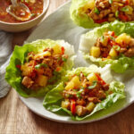 Pineapple Chicken Lettuce Cups