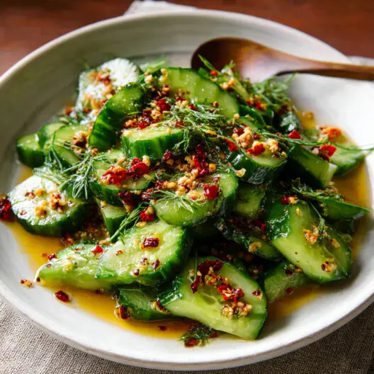Smashed Cucumber Salad
