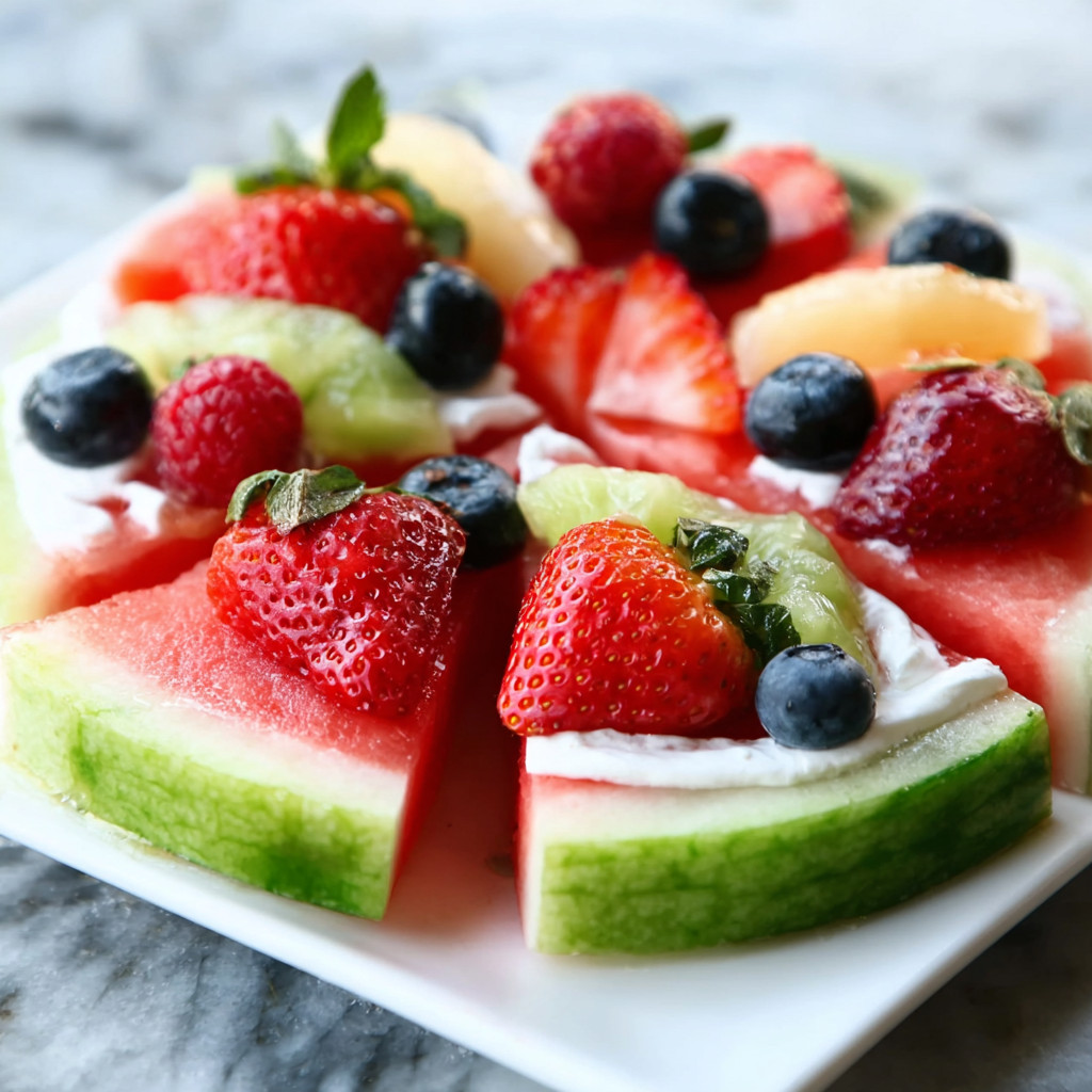 Watermelon Fruit Pizza