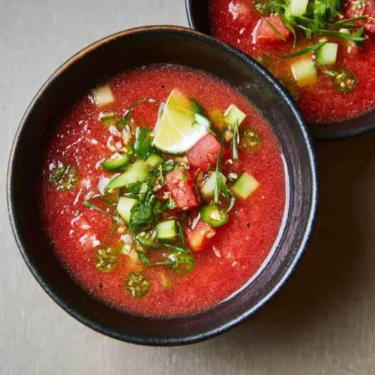 Zesty Watermelon Gazpacho