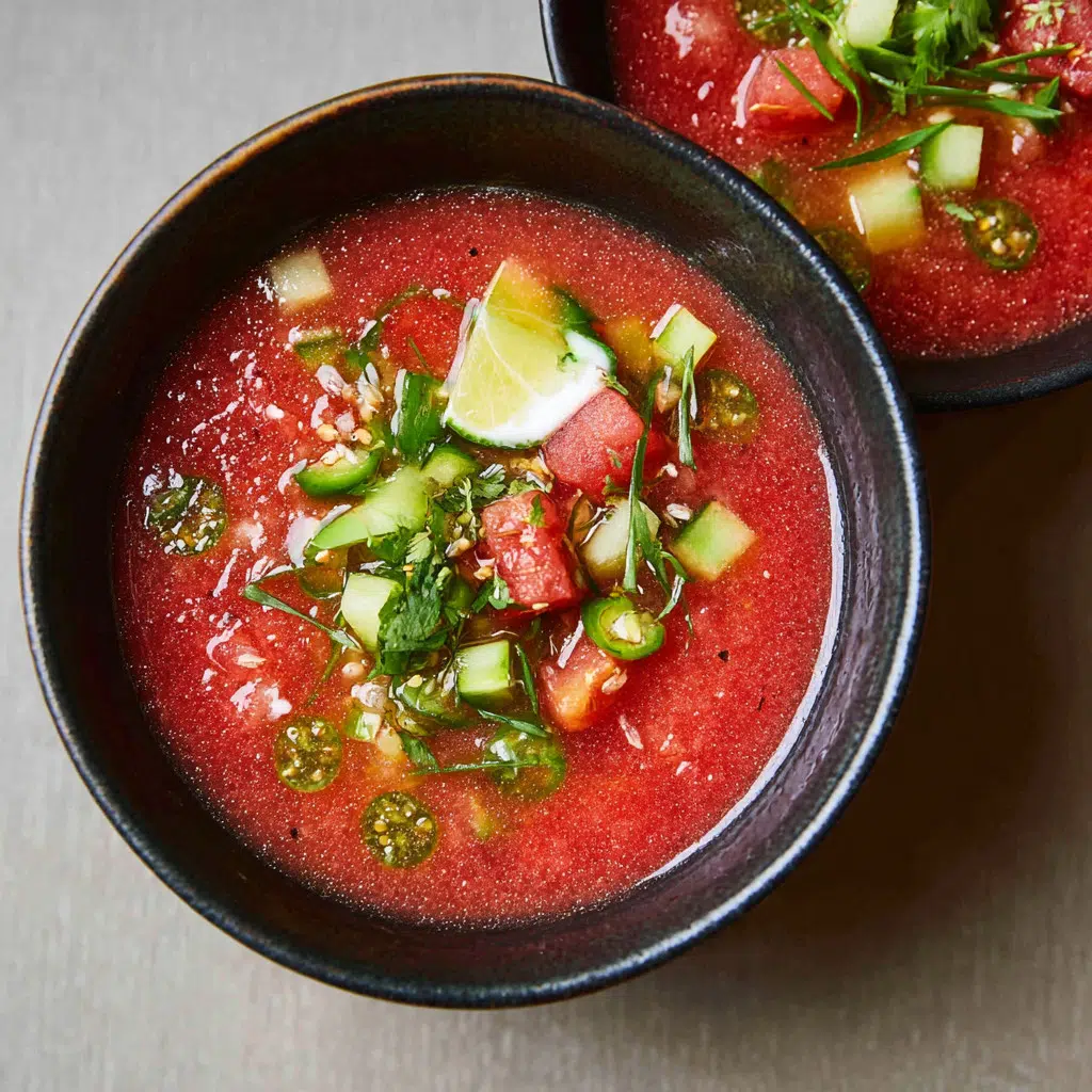 Zesty Watermelon Gazpacho