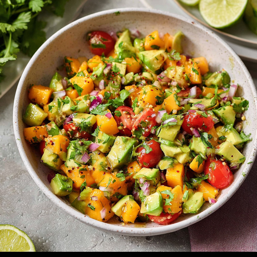 avocado mango summer salsa